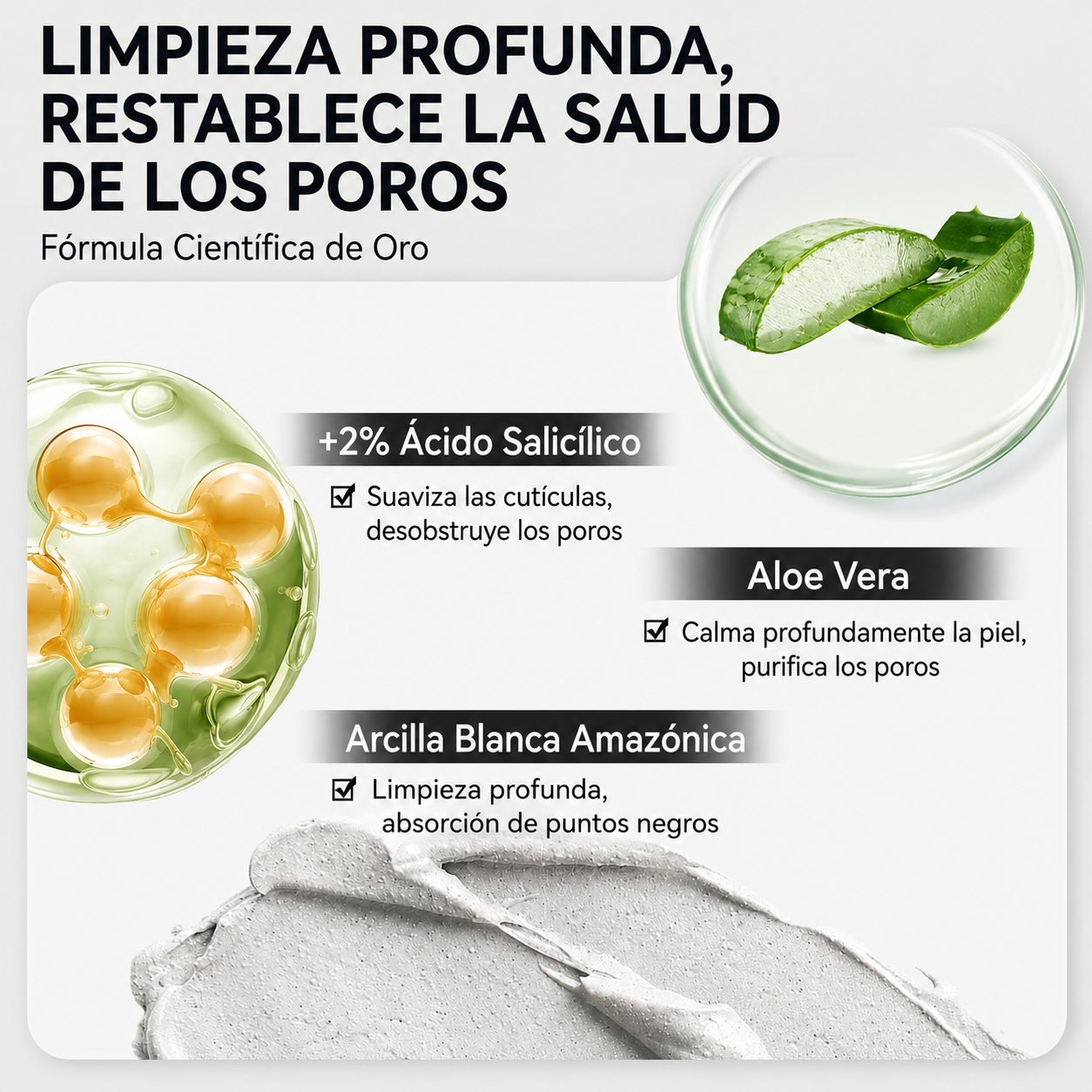 Removedor de puntos negros para la cara